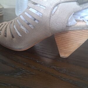 Vince Camuto Taupe Ankle Booties